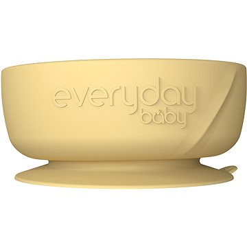 Everyday Baby silikonová miska s přísavkou Soft Yellow