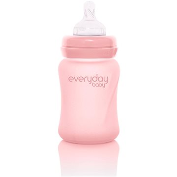 Everyday Baby láhev sklo 150 ml Rose Pink