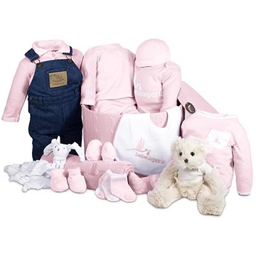 Luxusní výbavička pro miminko Medvídek - růžová