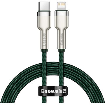 E-shop Basesu Cafule Series USB-C zu Lightning PD Lade-/Datenkabel 20 Watt 1 m - grün
