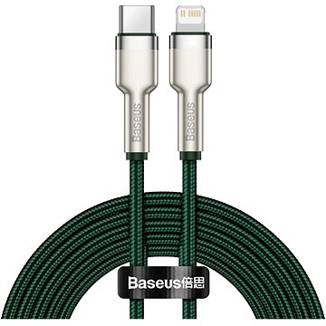 E-shop Basesu Cafule Series USB-C zu Lightning PD Lade-/Datenkabel 20 Watt 2 m - grün