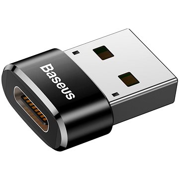 E-shop Baseus Adapter USB-Stecker auf USB-C-Buchse 5A, schwarz