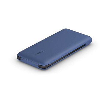 E-shop Belkin BOOST CHARGE Plus 10K USB-C Power Bank with Integrated Cables - Blue
