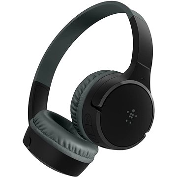 E-shop Belkin Soundform Mini - Wireless On-Ear Headphones for Kids - schwarz