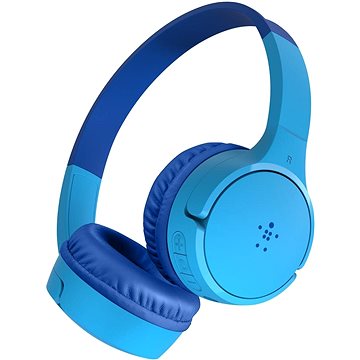 E-shop Belkin Soundform Mini - Wireless On-Ear Headphones for Kids - blau