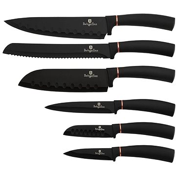BerlingerHaus sada nožů 6ks Black Rose Collection BH-2337