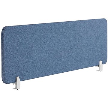 Přepážka na pracovní stůl 160×40 cm modrá WALLY, 256714