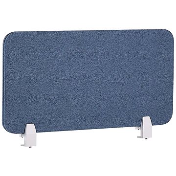 Přepážka na pracovní stůl 80×40 cm modrá WALLY, 256708