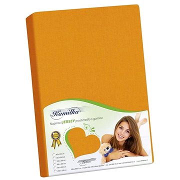 Bellatex Jersey - 120 × 200 cm - oranžová