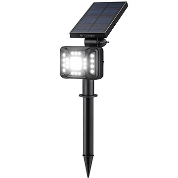 BlitzWolf BW-OLT2 LED solární lampa se senzorem soumraku, černá