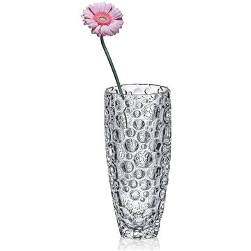 Bohemia Jihlava skleněná váza Lisboa 35,5 cm čirá
