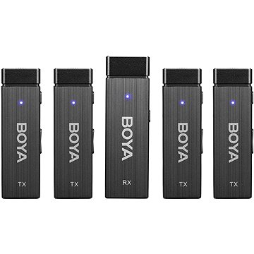 E-shop Boya by-W4 für Kameras, Computer und Mobiltelefone, vierkanalig