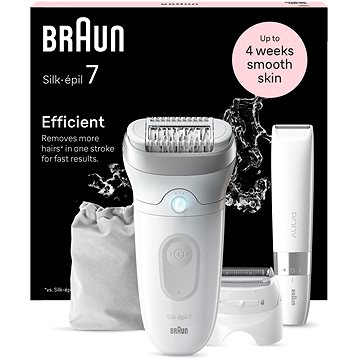 E-shop Braun Silk-épil 7 7-441, Weiß/Silber