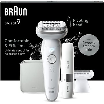 E-shop Braun Silk-épil 9 9-041, Weiß/Silber