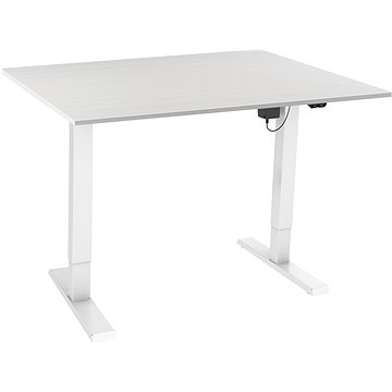 AlzaErgo Table ET2.1 bílý + deska TTE-12 120x80cm bílý dub