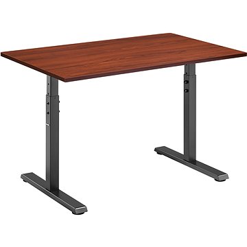 E-shop AlzaErgo Fixed Table FT1 schwarz + Tischplatte TTE-01 140x80cm Kastanie laminiert