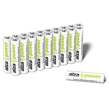E-shop AlzaPower Super Alkaline LR03 (AAA) 5 x 4 Stück in Ökobox