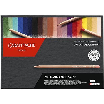 E-shop CARAN D'ACHE Luminance 6901 20 Farben geeignet für Portrait