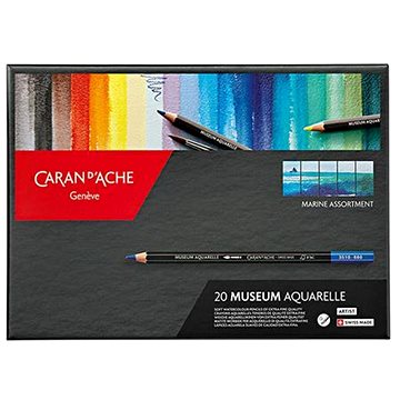 E-shop CARAN D'ACHE Museum Aquarelle Marine 20 Farben