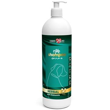 COBBYS PET Aiko herbal shampoo with chamomile 1 l šampón pre psov s harmančekom