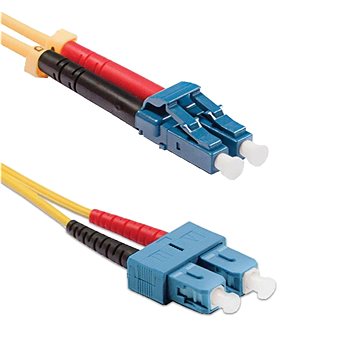 Ctnet optický patch kabel SC-LC 9/125 OS2, 1m