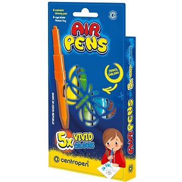 CENTROPEN Air Pens 1500, foukací, vivid colours, balení 5 ks