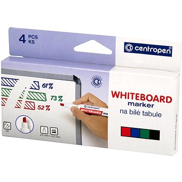 E-shop CENTROPEN Whiteboard-Marker 8569 4 Stück