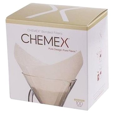 E-shop Chemex Papierfilter für 6-10 Tassen - quadratisch - 100 Stück