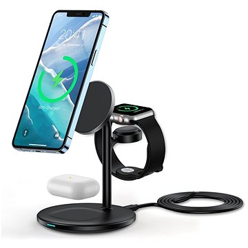 E-shop ChoeTech 3 in 1 Holder Magnetic Wireless Charger for iPhone 12/13 series