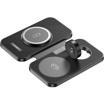 E-shop Choetech 3-in-1 Magnetic Wireless Charger Black