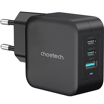 E-shop Choetech PD 100W GaN 2xUSB-C+USB-A Charger