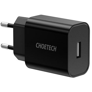 E-shop ChoeTech Smart USB Wall Charger 12W Black