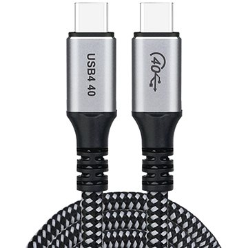 E-shop ChoeTech USB-C PD 240W 8K@60Hz Nylon Cable, 1.2m
