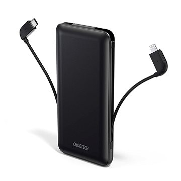 E-shop ChoeTech MFi Power Bank PD 18W with Lightning Cable 1000mAh Black