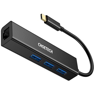 E-shop Choetech 4-in-1 USB-C auf RJ45 Adapter