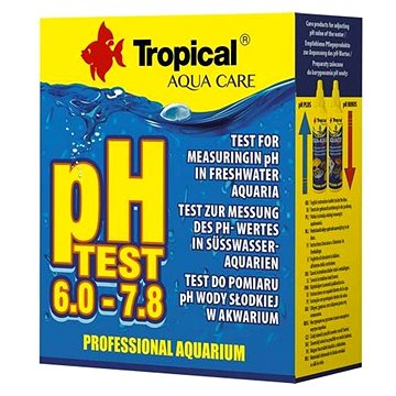 Tropical pH Test 6.0 – 7.8 meranie pH sladkej vody