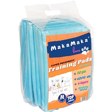 MakaMaka Super Absorbent Training Pads for Pets M – 40 × 60 cm