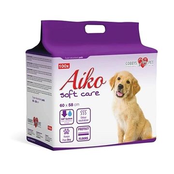 AIKO Soft Care Plienky 60 × 58 cm 100 ks