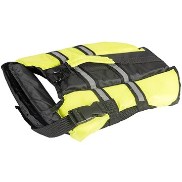 DUVO+ Záchranná plávacia vesta čierno-žltá XL 70 cm