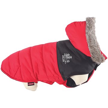 ZOLUX Nepremokavá bunda s kapucňou červená 25 cm