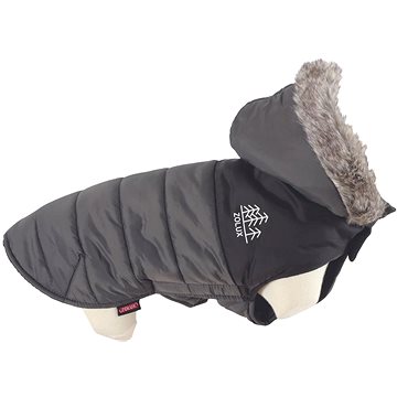 ZOLUX Nepremokavá bunda s kapucňou sivá 25 cm