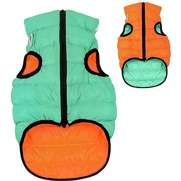 AiryVest Lumi bunda pre psy luminiscenčná/oranžová