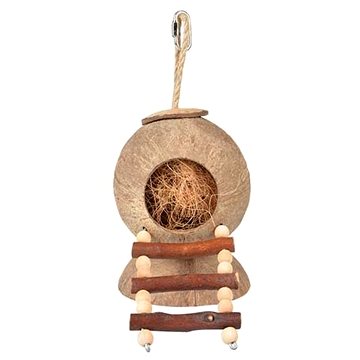 DUVO+ Kokosový domček s rebríkom 31 × 12 × 12 cm