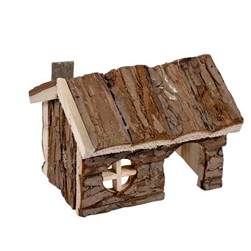 DUVO+ Domček drevený 15 × 11 × 12cm