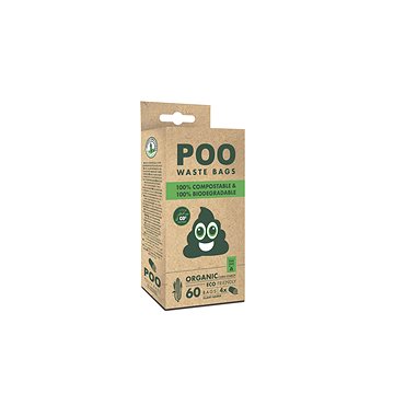 M-Pets POO Dog Waste Bags kompostovateľné malé 60 ks