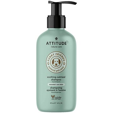 Attitude Furry Friends Prírodný upokojujúci šampón s ovsom 473 ml