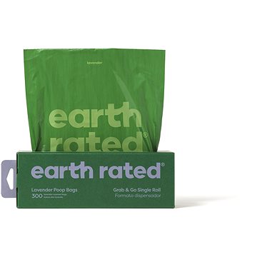 Earth Rated Vrecká na psie exkrementy s vôňou levandule 300 ks box