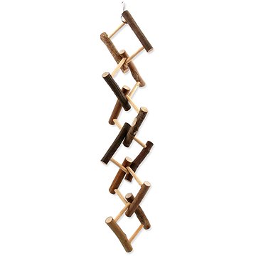 Bird Jewell hračka drevená prepletaná 14 × 55 cm