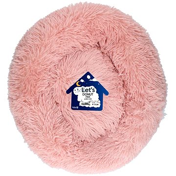 Let's Sleep Donut pelech ružový 80 cm