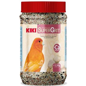 Kiki Super grit piesok v dóze pre vtáky 1,5 kg